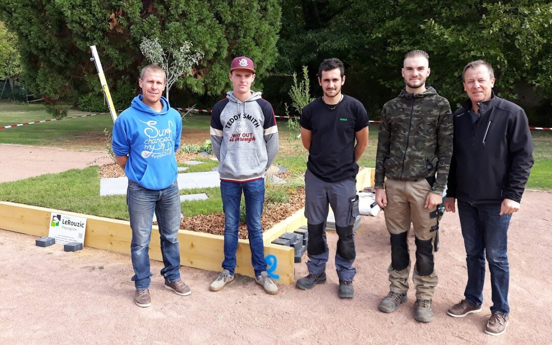 Le Lycée /CFA de Kerplouz Auray au concours National « un des meilleurs apprentis de France » spécialité : Travaux Paysagers.