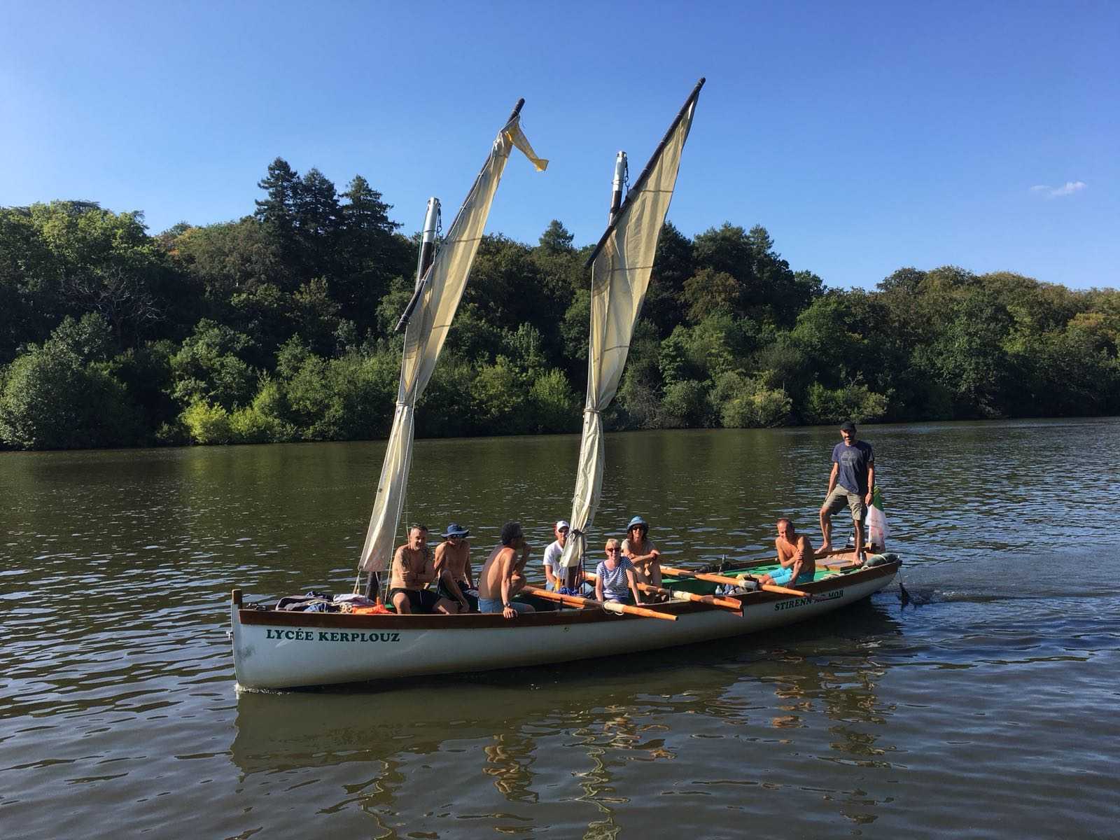 Un bon bol d’air sur l’Erdre pour Stirenn Ar Mor !