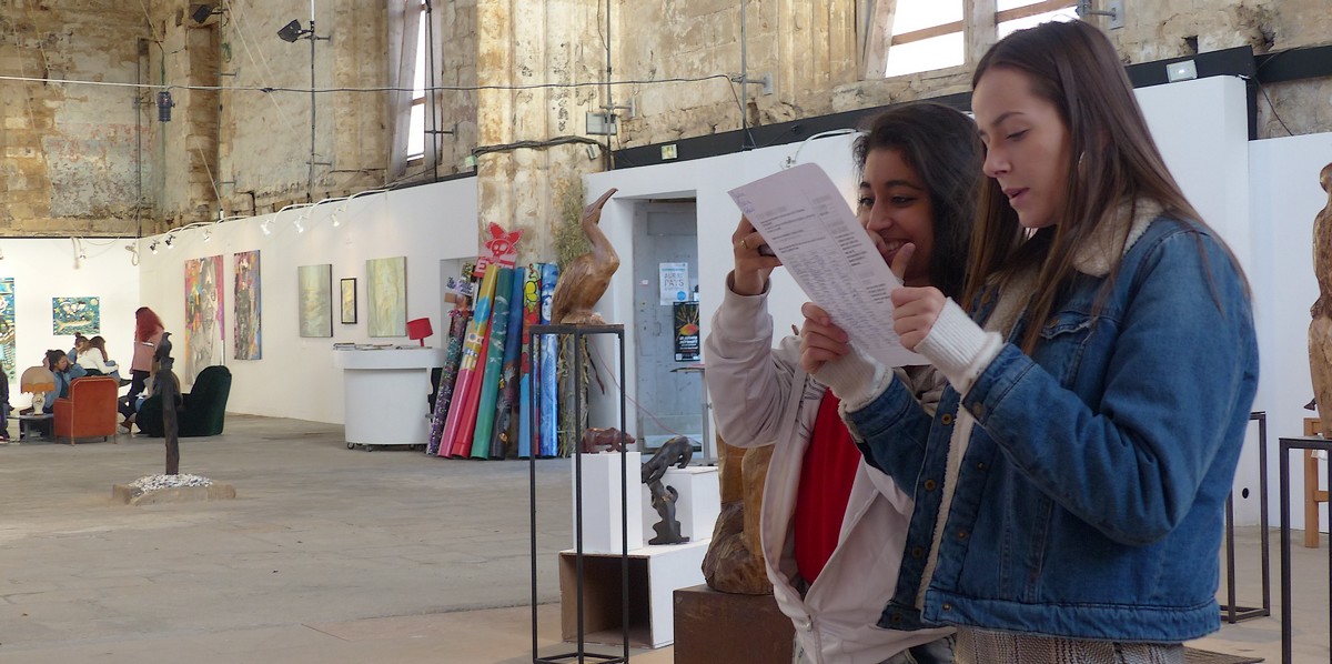 Les 2nde Sapat à la découverte des artistes locaux
