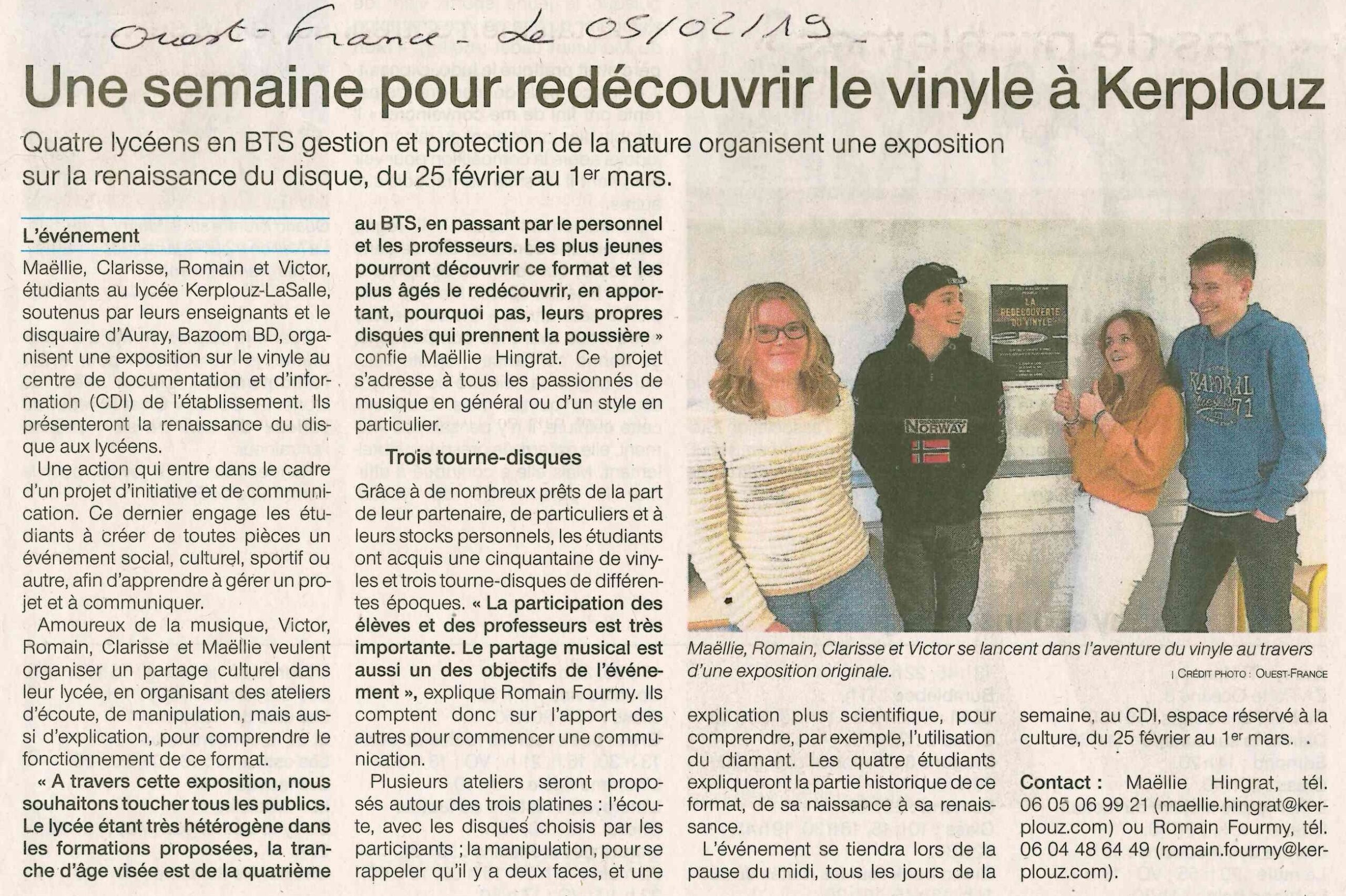 Une semaine pour redécouvrir le vinyle à Kerplouz