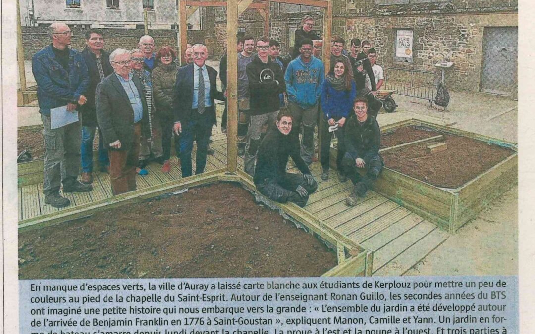 Jardins : embarquement dans le sillage de Benjamin-Franklin