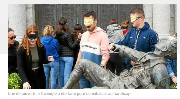 Patrimoine et Handicap. Les lycéens sensibilisés