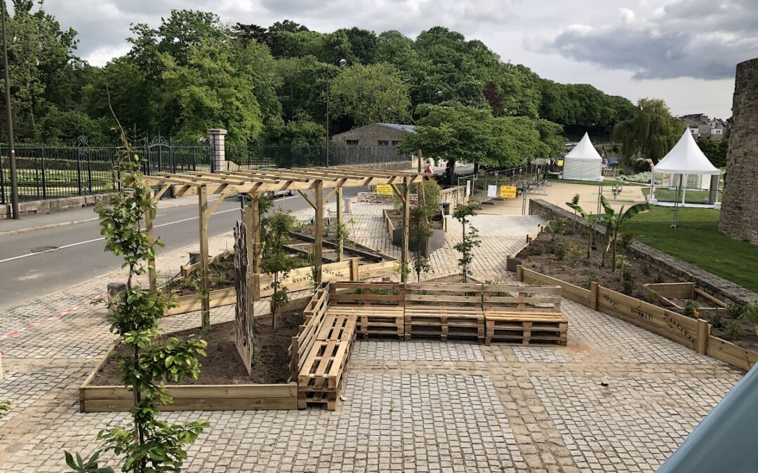 Nouvelle participation des BTS Aménagements Paysagers à la 5ème édition des jardins éphémères de Vannes