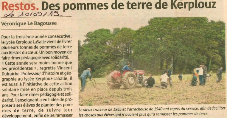 Restos. Des pommes de terre de Kerplouz