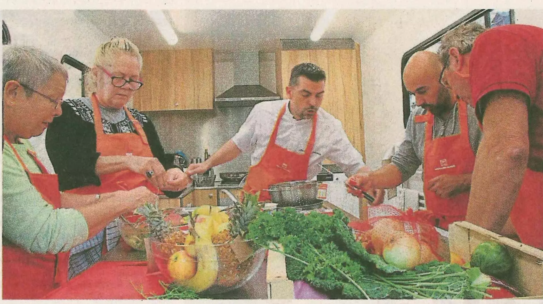 Banque alimentaire : un atelier avec un chef étoilé