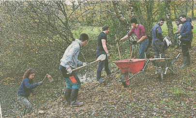 Plougoumelen : Les étudiants de Kerplouz restaurent les étangs