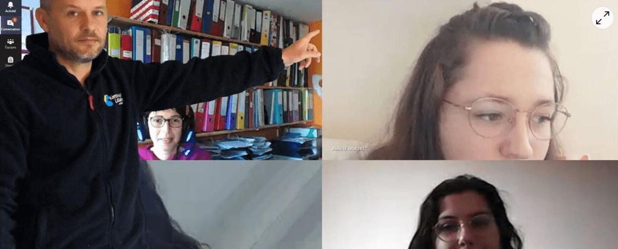 Des cours en visioconférence à Kerplouz-LaSalle