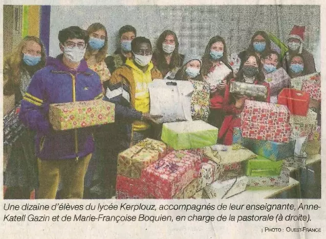 Plus de 500 boîtes de Noël pour les plus démunis