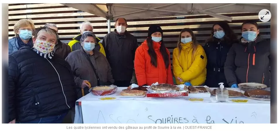 Carnac. Une vente de gâteaux au profit de Sourires à la vie