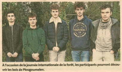 Des étudiants proposent de découvrir les bois de Plougoumelen