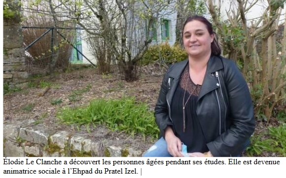 Témoignage. « J’adore travailler avec les personnes âgées » : Elodie, animatrice en Ehpad à Auray