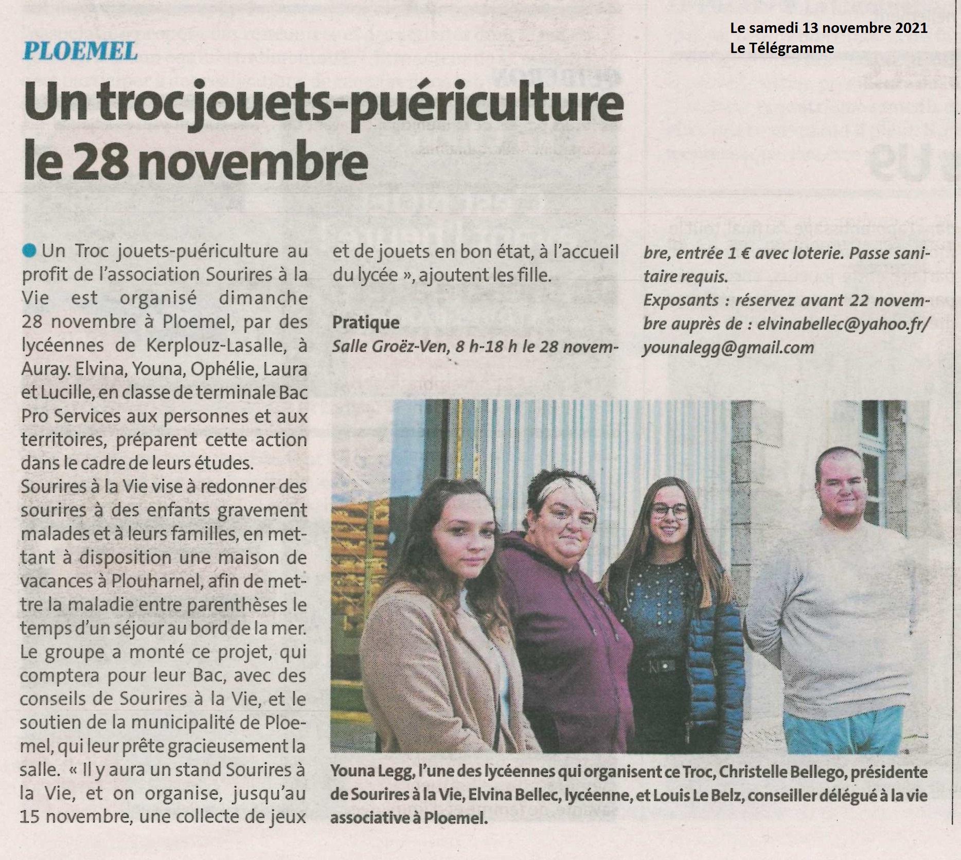 Un troc jouets-puériculture le 28 novembre