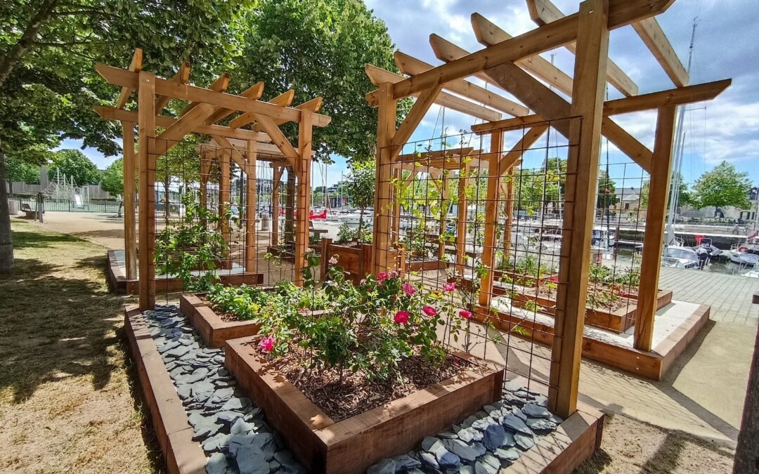 Le Centre de Formation présente son jardin éphémère à Vannes : le JARDIN DES SENTEURS