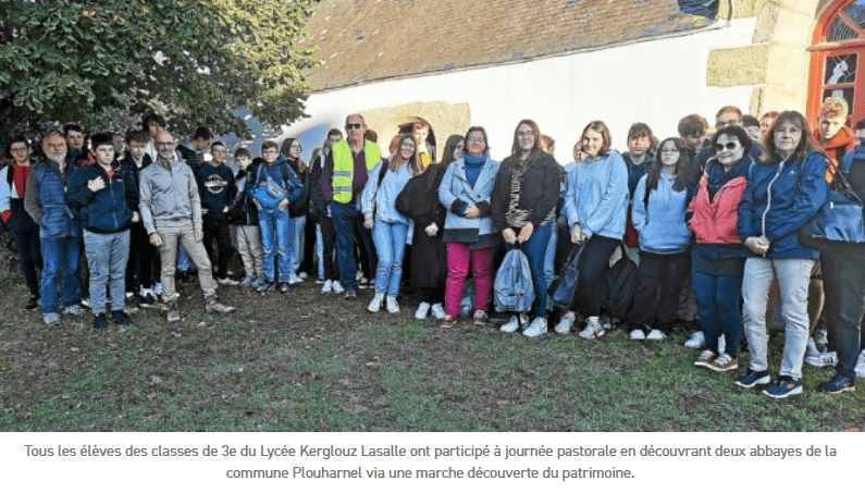 Journée pastorale à Plouharnel pour les lycéens de Kerplouz-LaSalle d’Auray