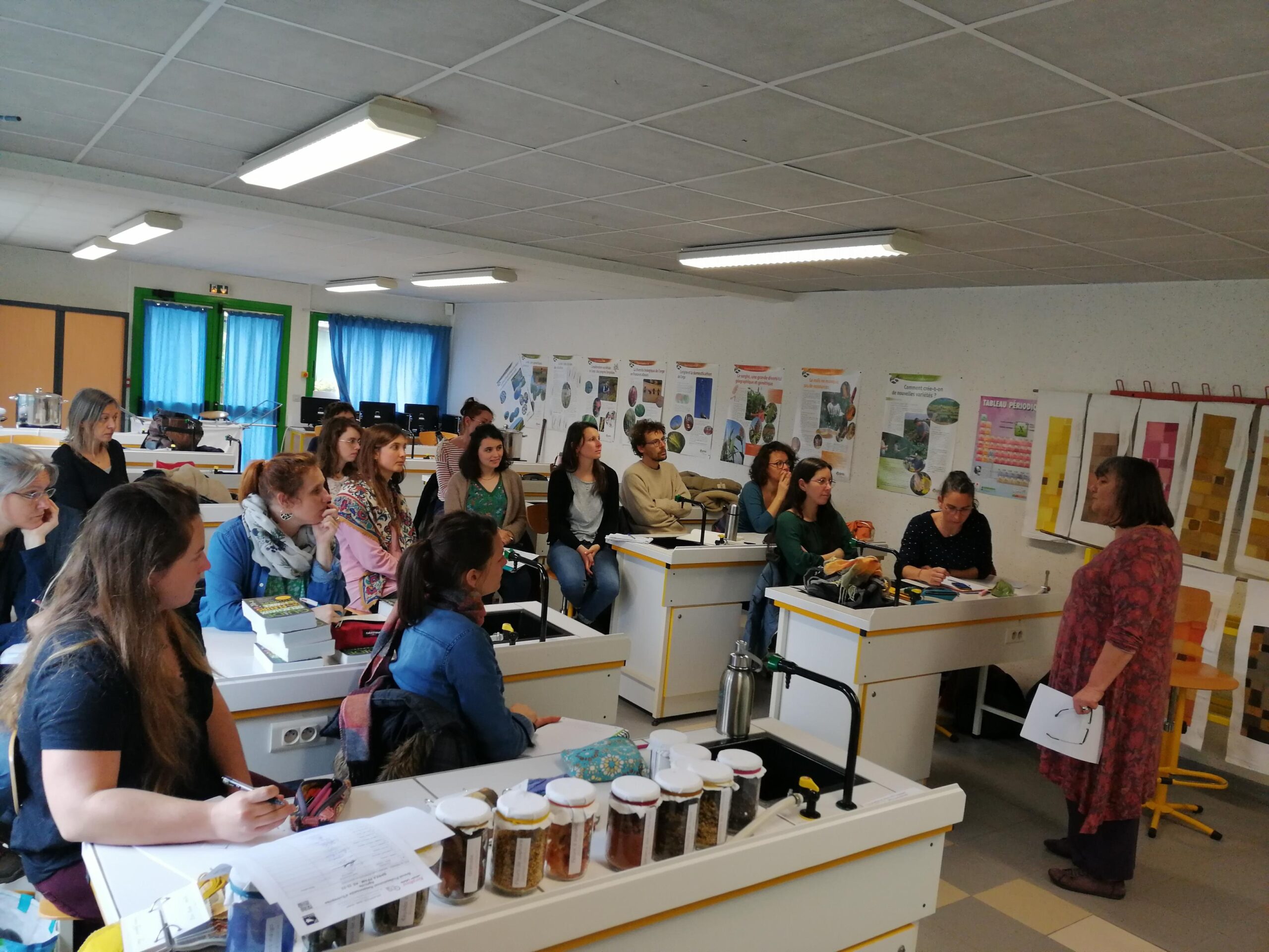 Atelier de teinture végétale pour la formation PPPAM