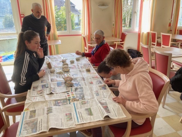 Les CAPa SAPVER animent la résidence-autonomie du Bocéno d’Auray