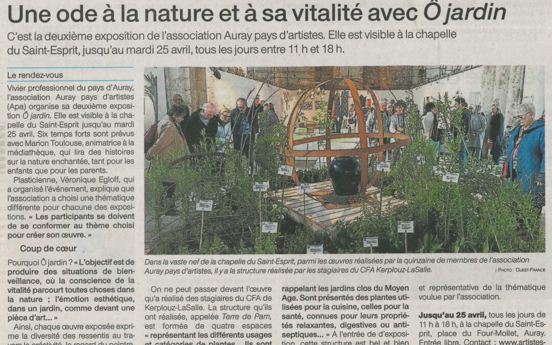 Une ode à la nature et à sa vitalité avec Ô jardin