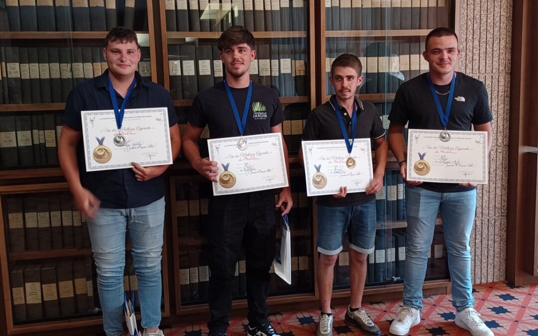 Kerplouz à l’honneur à la remise des prix à Vannes pour le Concours Départemental  « Un des Meilleurs Apprentis de France 2023 »