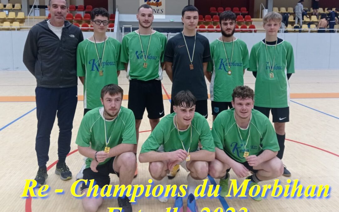 Re-Champions du Morbihan de Futsal