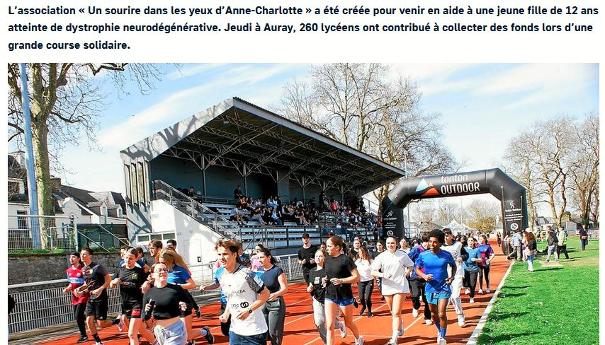 260 lycéens d’Auray ont couru pour la bonne cause