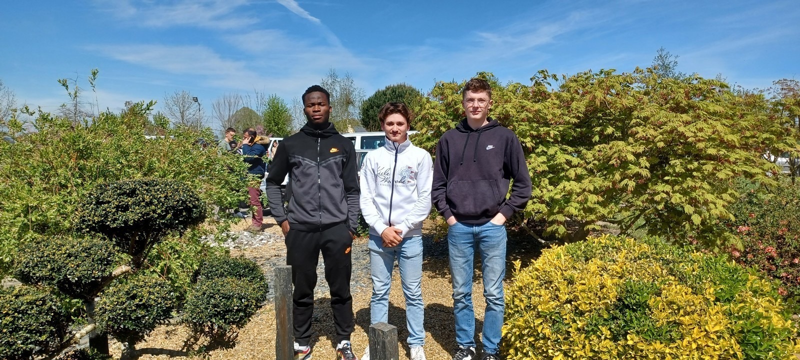 Trois apprentis de l’UFA Kerplouz LaSalle pour le concours régional de reconnaissance des végétaux à Guipry Messac (35)