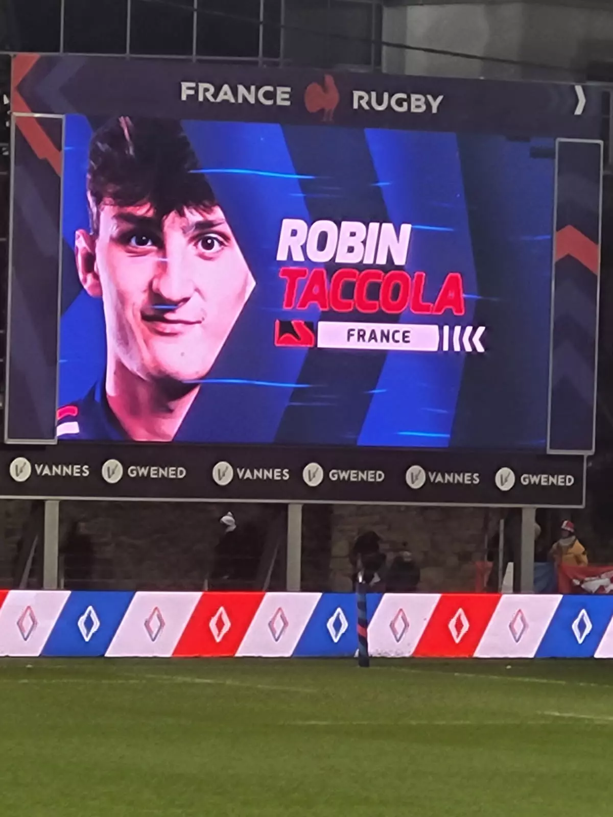 Robin, dans son Jardin, avec l’équipe de France