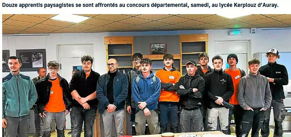 Le concours des apprentis jardiniers paysagistes a rendu son verdict