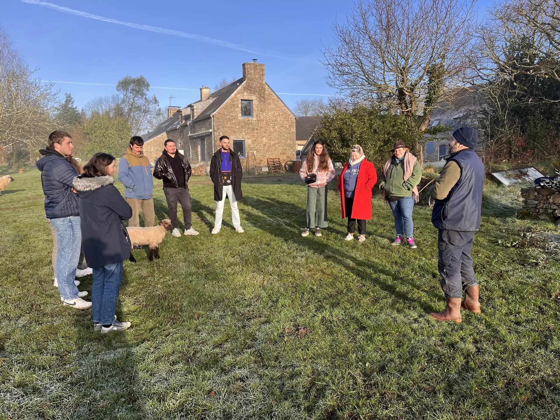 Une visite à la cidrerie de Kerdaniel organisée par trois étudiants en BTS Aménagements Paysagers pour la formation viticole
