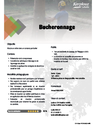 BUCHERONNAGE