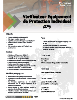 VERIF EPI