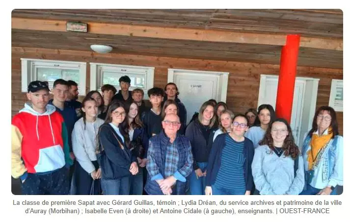 Les lycéens de Kerplouz-LaSalle vont recueillir les souvenirs des habitants de Saint-Goustan