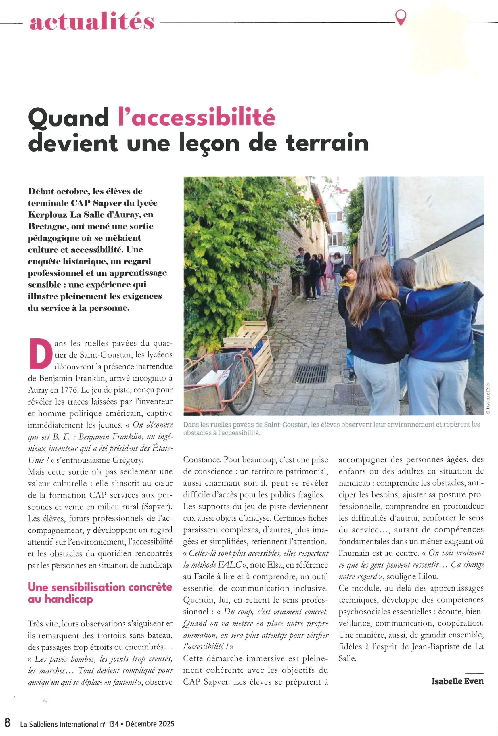 Quand l&rsquo;accessibilit&eacute; devient une le&ccedil;on de terrain