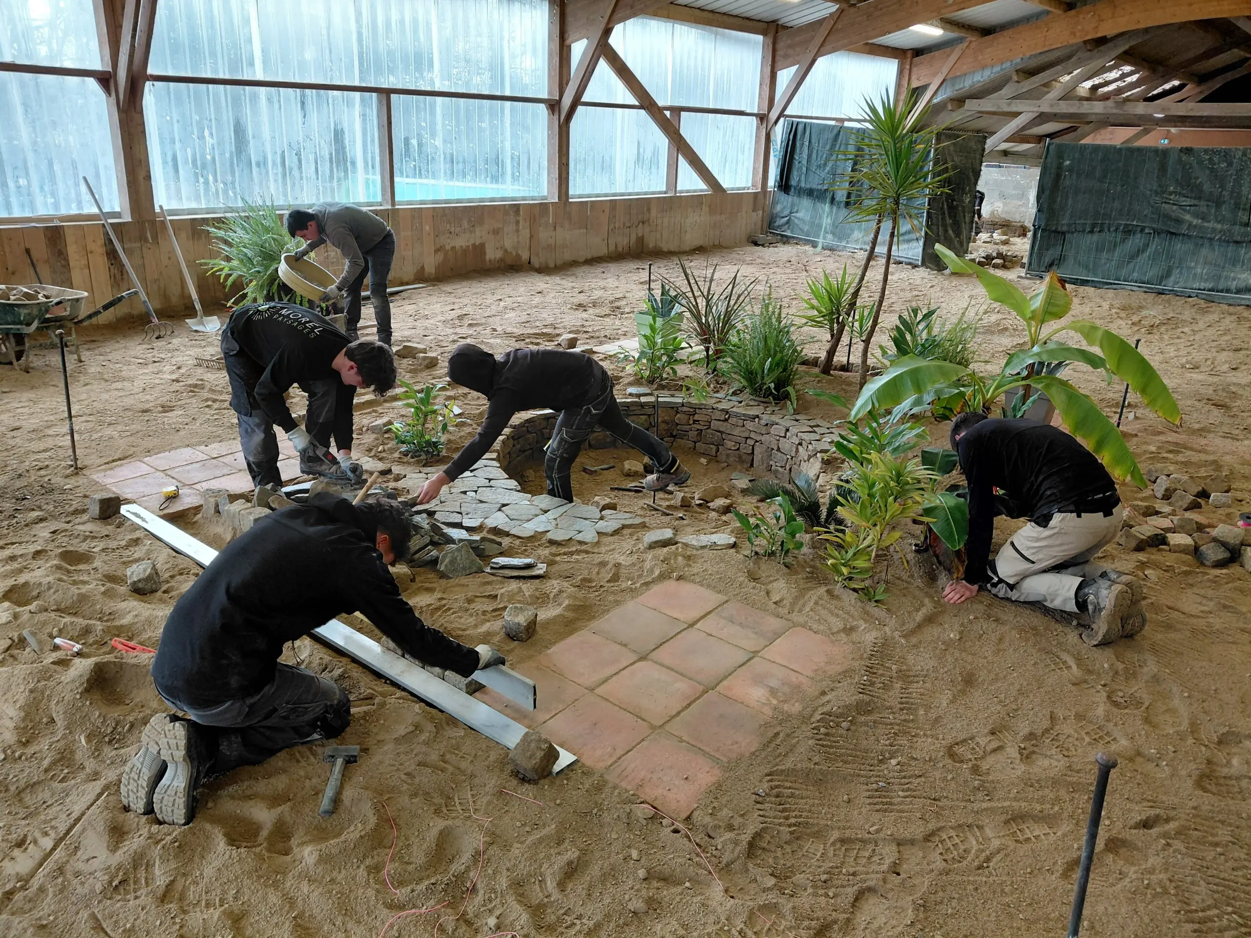 Une mini-scène paysagère pour valoriser les savoir-faire lors de la Porte Ouverte du vendredi 30 janvier 2026