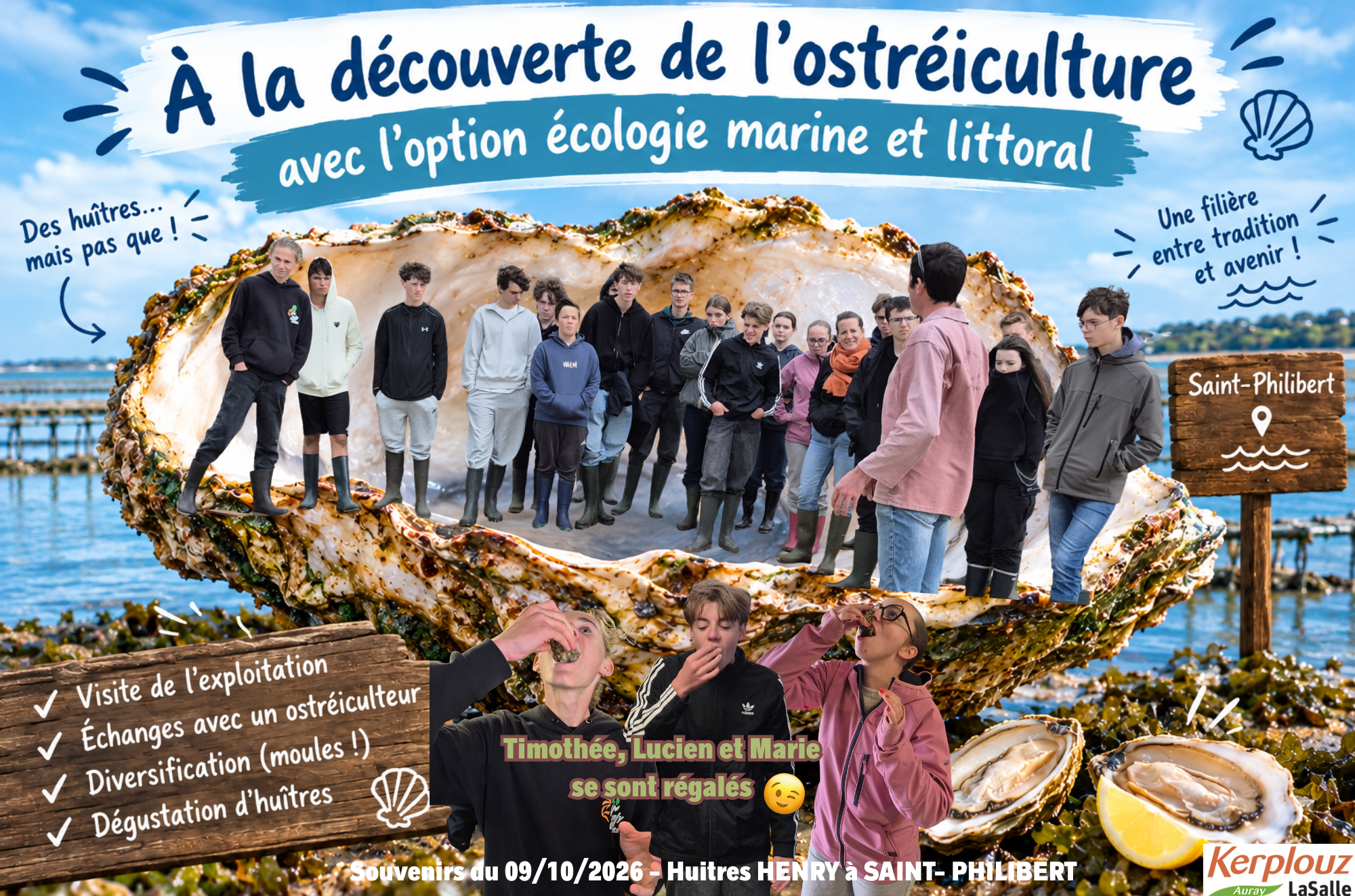 &Agrave; la d&eacute;couverte de l&rsquo;ostr&eacute;iculture avec l&rsquo;option &eacute;cologie marine et littorale